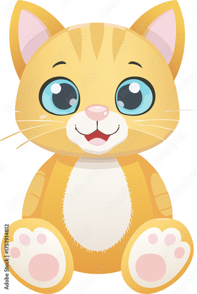 Obraz premium cartoon cat 