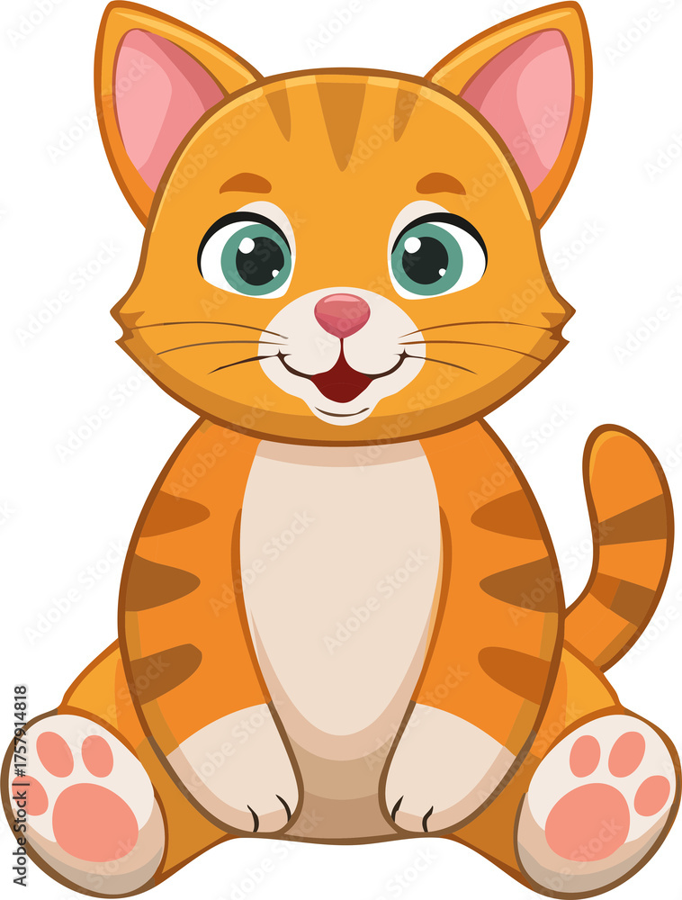 Obraz premium cartoon cat 