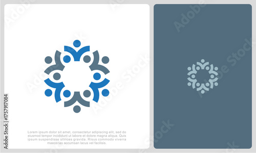 Human resources concept, target market and audience, focus group, public relations, vector icon - Vector.
