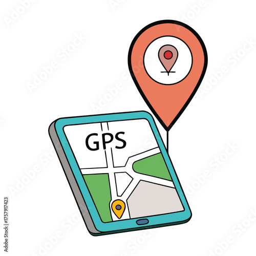 A smartphone GPS navigation system provides real-time directions, maps, and traffic updates, helping users find the fastest routes to their destinations anywhere.
