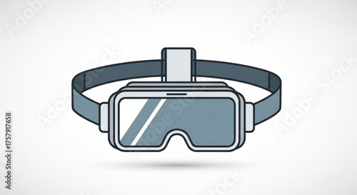 Virtual reality headset, offering immersive experiences and innovative technology for gaming, education, and entertainment purposes