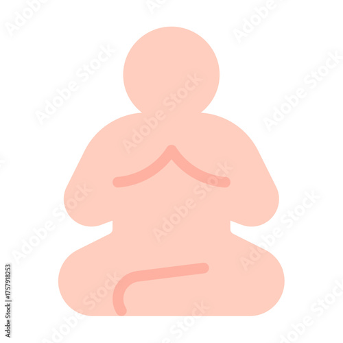 mental health icon with flat style