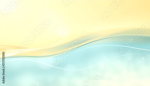 노란색에서파란색으로변하는열대바다느낌의웹사이트배경