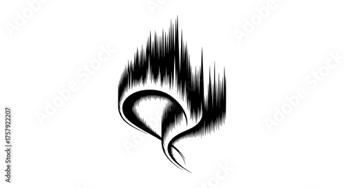 spirit flame ascending abstract icon of passion, vitality, and transformation, isolated on transparent background