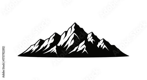 ascendant forms silent giants symbolizing enduring challenge and inspiring triumph, isolated on transparent background