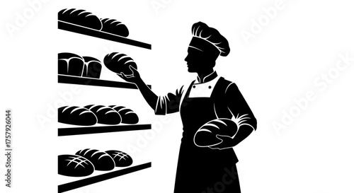 artisans daily craft freshly baked loaves, a timeless culinary tradition, isolated on transparent background