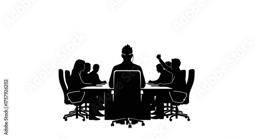 ideas ignite group dynamics fueling discussions, driving decisions, shaping futures, isolated on transparent background