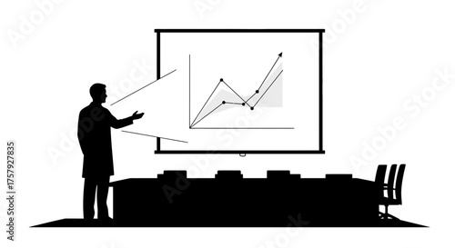 unlocking growth potential insightful presentation clarifies complex data for strategic advantage, isolated on transparent background