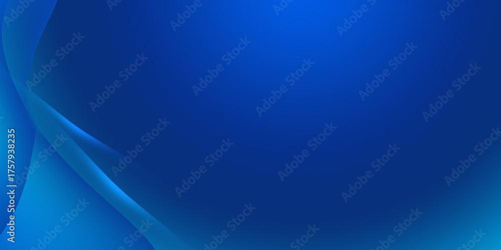 Obraz premium Illustration in the style of wave-shaped patterns with blue gradient for online work and presentations