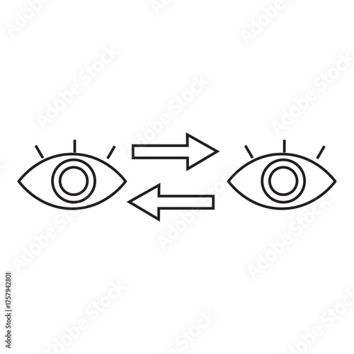 Eye Transplant line icon