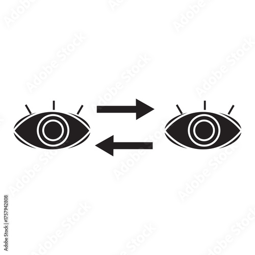 Eye Transplant glyph icon