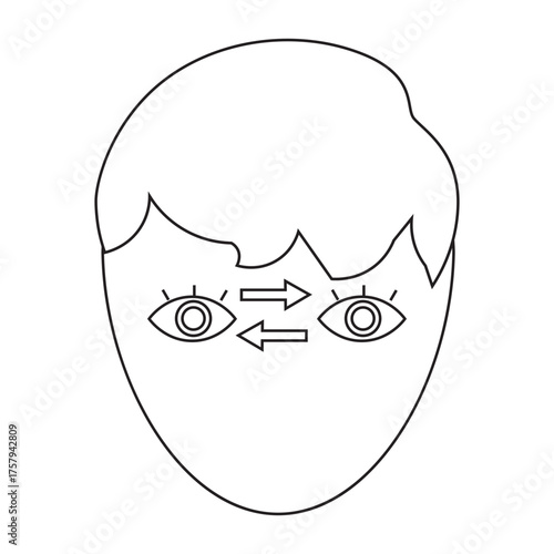 Eye Transplant line icon
