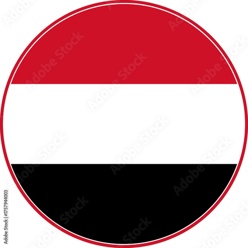 Yemen Circle Flag, Yemen Flag Icon Free Download Yemen Circle Flag, Yemen Flag Icon - GFXLoad