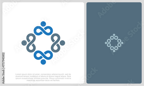 Human resources concept, target market and audience, focus group, public relations, vector icon - Vector.
