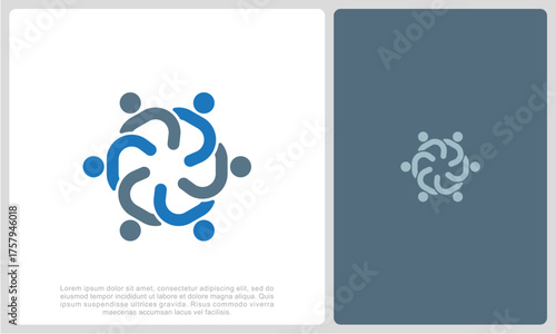 Human resources concept, target market and audience, focus group, public relations, vector icon - Vector.
