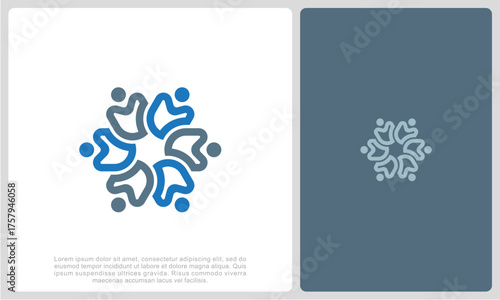 Human resources concept, target market and audience, focus group, public relations, vector icon - Vector.
