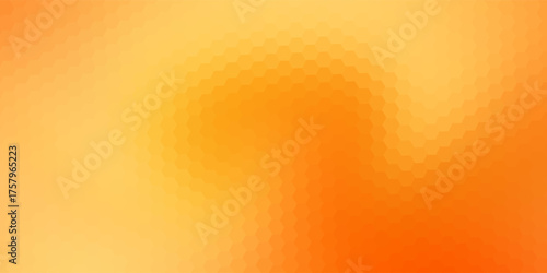Warm orange yellow gradient background. Autumn color blurred wallpaper. Fall smooth gradation backdrop for banner, poster, leaflet, brochure, booklet. Vector abstract fiery template overlay