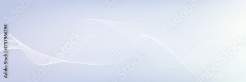 Science gradient background, background with light blue and purple hues, science background featuring smooth, flowing wave patterns. Minimal abstract gradient wavy line vector background