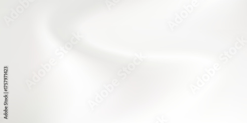 Smooth wavy gray gradient background. Soft silver liquid wallpaper. Silk nacre color texture for banners, flyers, presentations, graphic design.