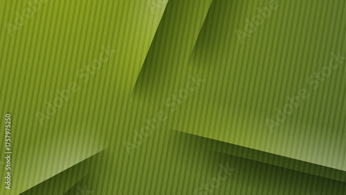 green abstract background with stripes texture element
