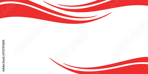 Vibrant abstract background with bold, flowing red waves. Ideal for energetic designs, festive themes, or powerful branding and presentations.