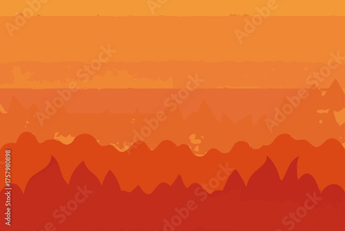 Soft orange haze Halloween gradient night background