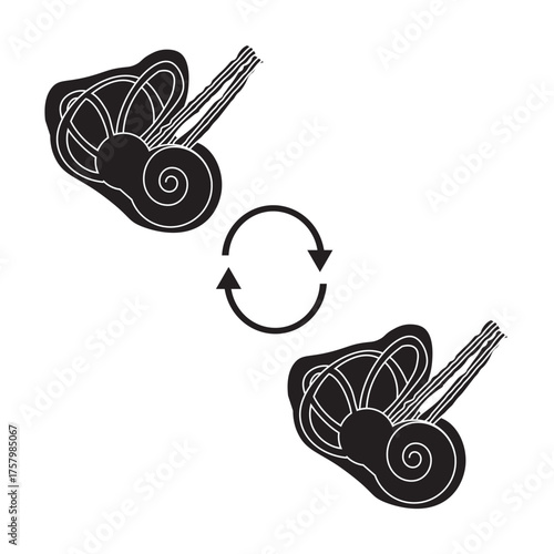 Cochlea Implant glyph icon