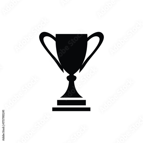 Webtrophy logo vector design  trophy logo for tournament winners and championship awards