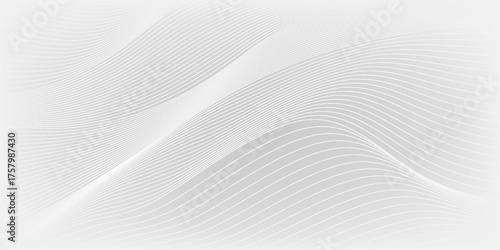 Premium background design with diagonal line pattern in grey colour. Vector white horizontal template for business banner, formal invitation backdrop, luxury voucher