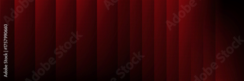 Dark red tech minimal background with abstract stripes and dots.