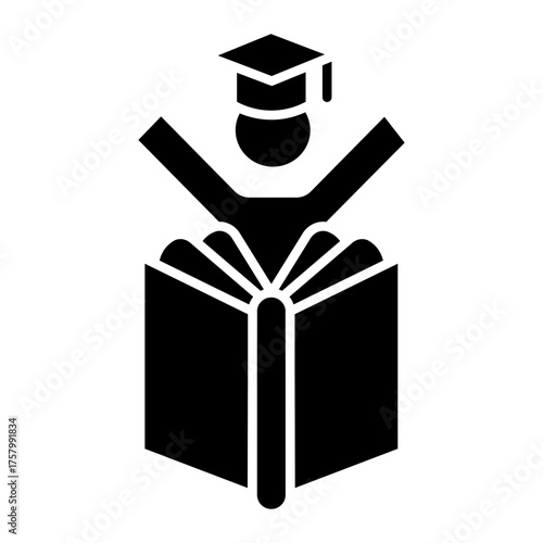 graduated Solid icon