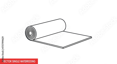 Rolled Waterproofing Membrane Material for Construction.