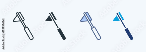 Reflex Hammer Icon Multiple Style