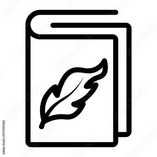 feather Line Icon