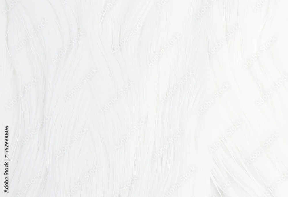 Obraz premium Soft, matte white felt; subtly fuzzy nap, even texture, macro, smooth