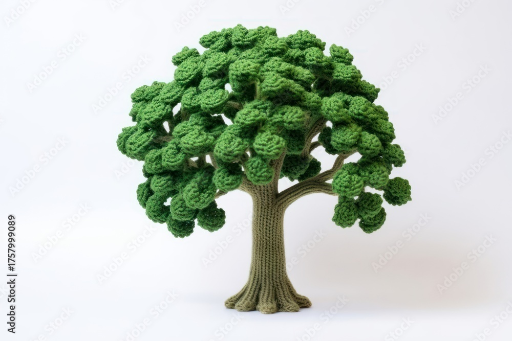 Fototapeta premium Broccoli bonsai plant green.