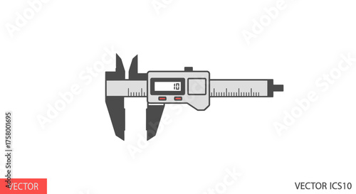 Digital Caliper Tool for Precise Measurement and Engineering Applications.