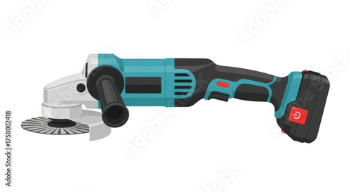 Cordless Electric Angle Grinder Tool with Cutting Disc.