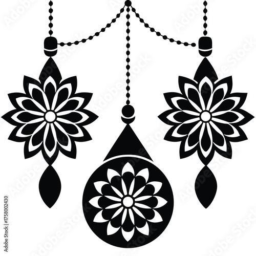 colorful diwali torans  door hangings  with flora