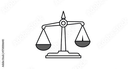Scales of Justice: A Symbol of Balance and Fairness.