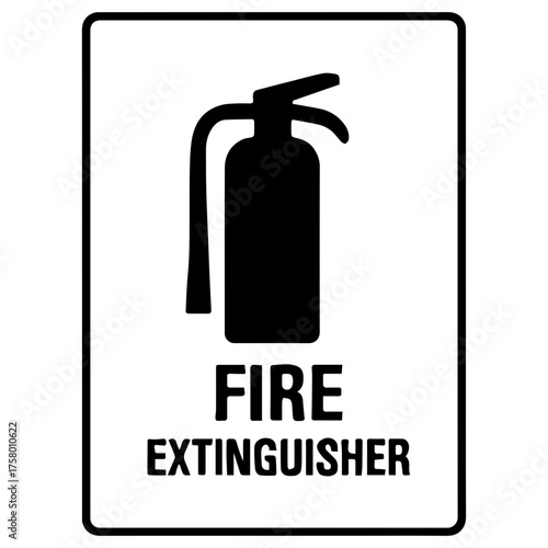 Fire extinguisher icon with transparent background — representing fire safety, emergency equipment, or firefighting preparedness.
