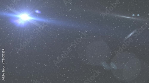  optical lens flares with colorful halo reflections to use as light reflections on overlay or blend layer effects 4K stock video