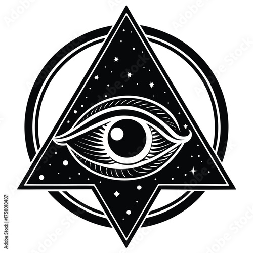 eye of horus amulet with cosmic background (1).eps