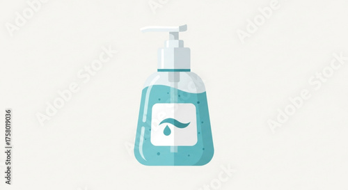 Blue and white cloud folder, a cloud storage icon