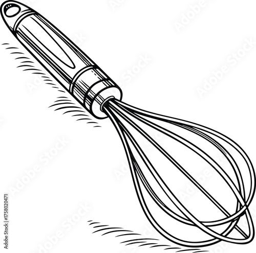 wire whisk vector