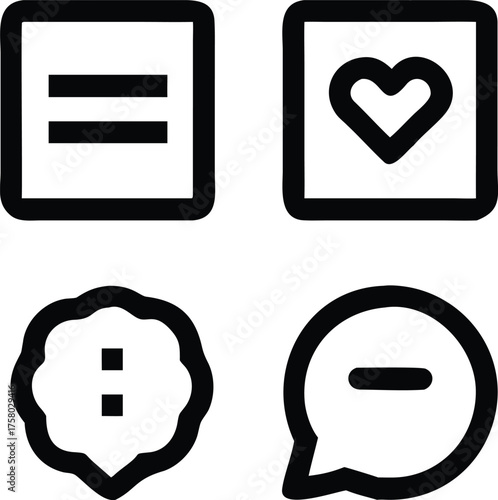 mental wellness icons  mood tracker  gratitude lis.eps