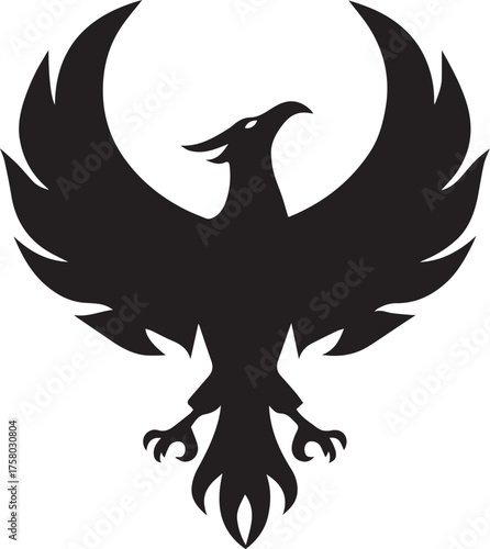 Majestic eagle illustration in flight