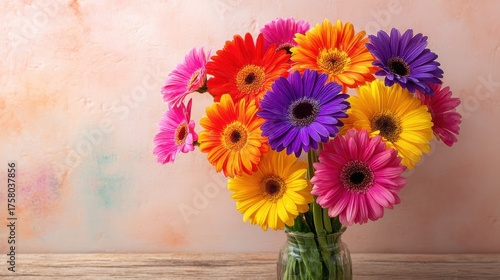 Wallpaper Mural bouquet of colorful flowers Torontodigital.ca