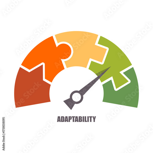 Adapting to change and development for the self or the business. Business transformation, change management or transition to better innovative company, improvement and adaptation to new normal