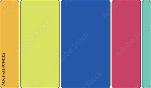 Grid template layout. Geometric shapes photo collage design..